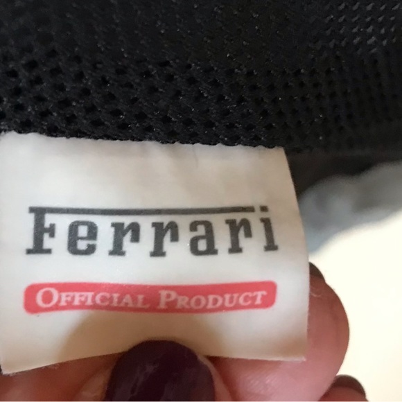 Mens Ferrari Original Lightweight Hooded Jacket, black, XL - Picture 11 of 14